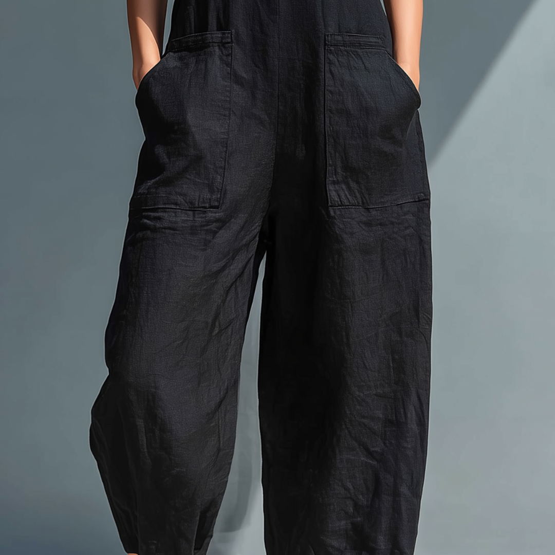 Harlow | Relaxed Linen Jumpsuit