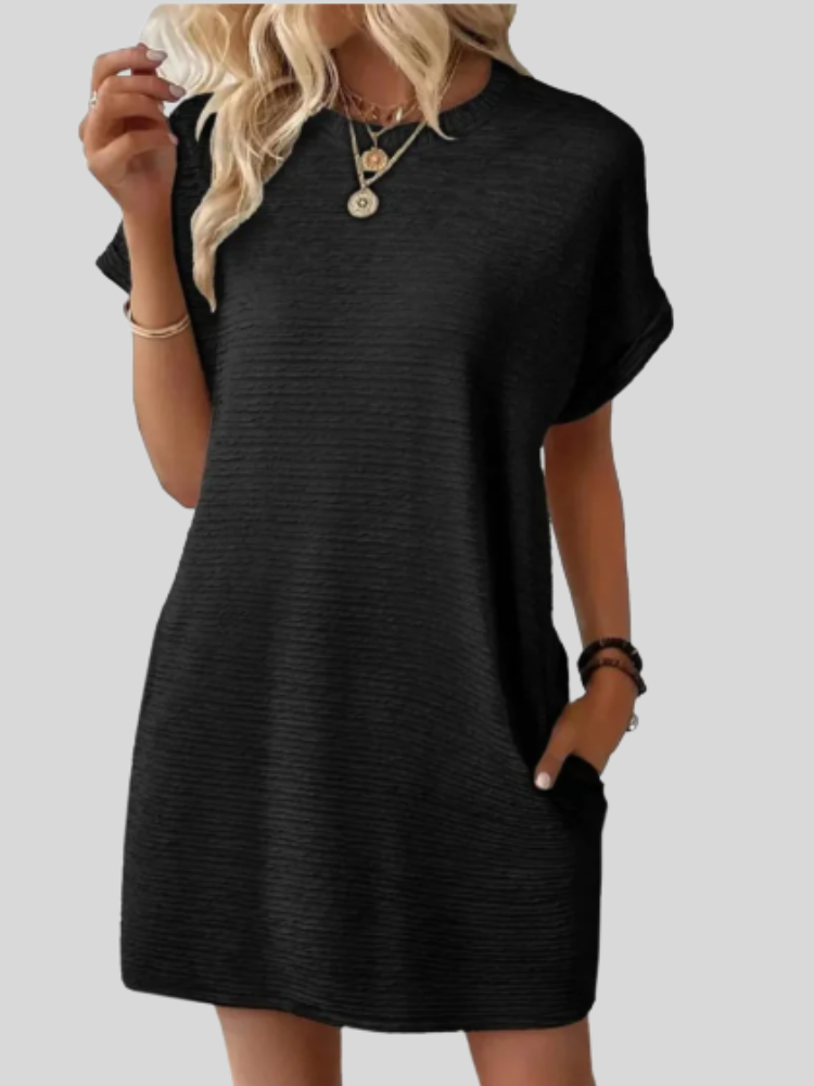Emily™ | Casual Minimalist Round Neck Summer Dress