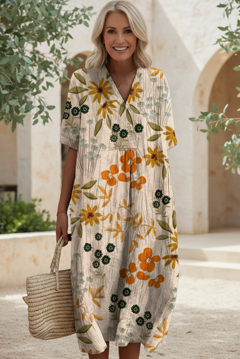 Vivienne - Delightful Floral Dress