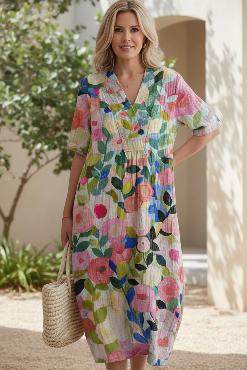 Vivienne - Delightful Floral Dress