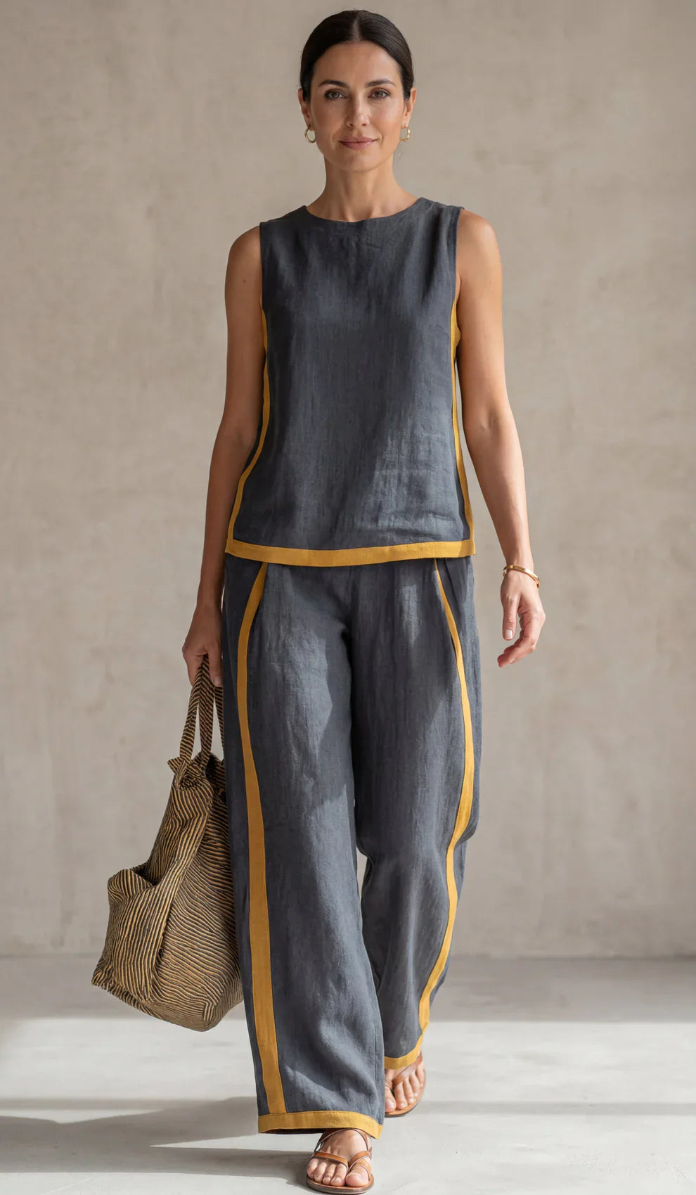 Harriet | Contrast Trim Co-ord Set