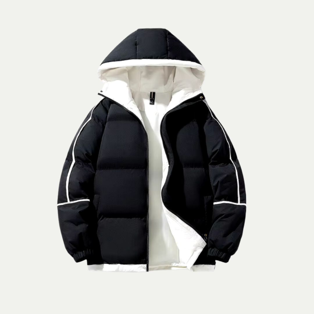 Unisex Hooded Puffer Parka – Insulated Winter Essential