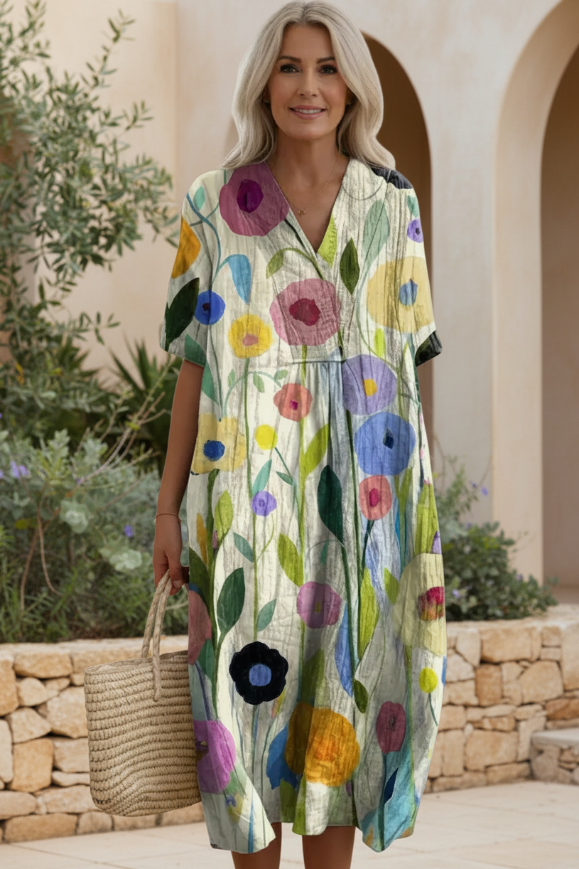 Vivienne - Delightful Floral Dress