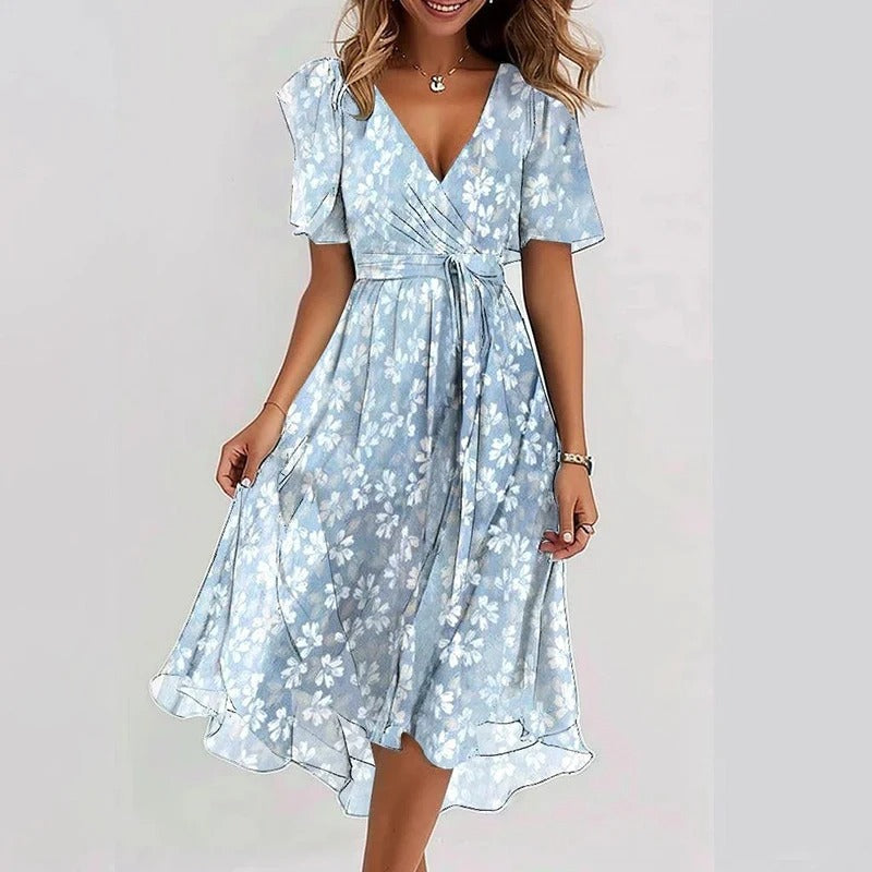 Yara | Elegant Colourful Dress