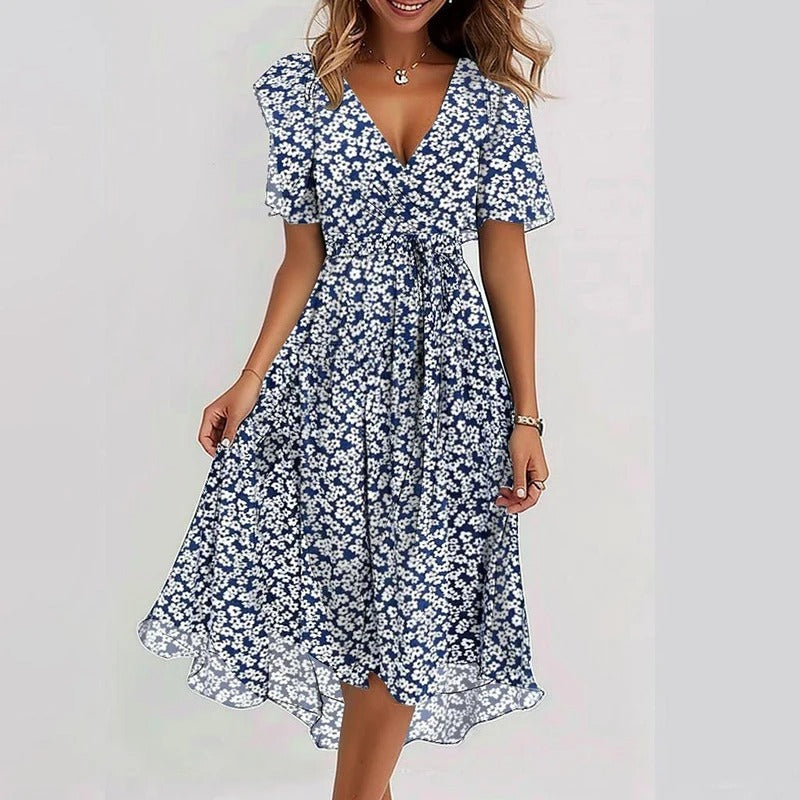 Yara | Elegant Colourful Dress