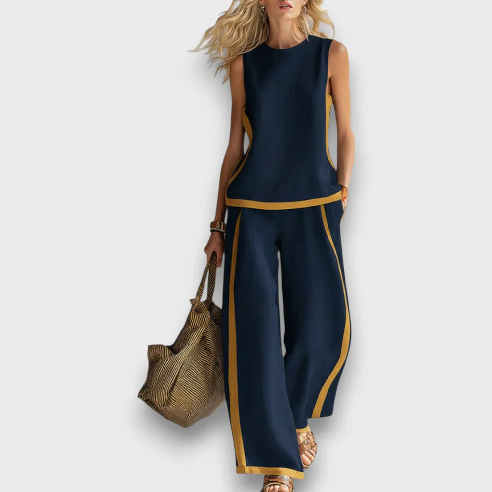 Harriet | Contrast Trim Co-ord Set