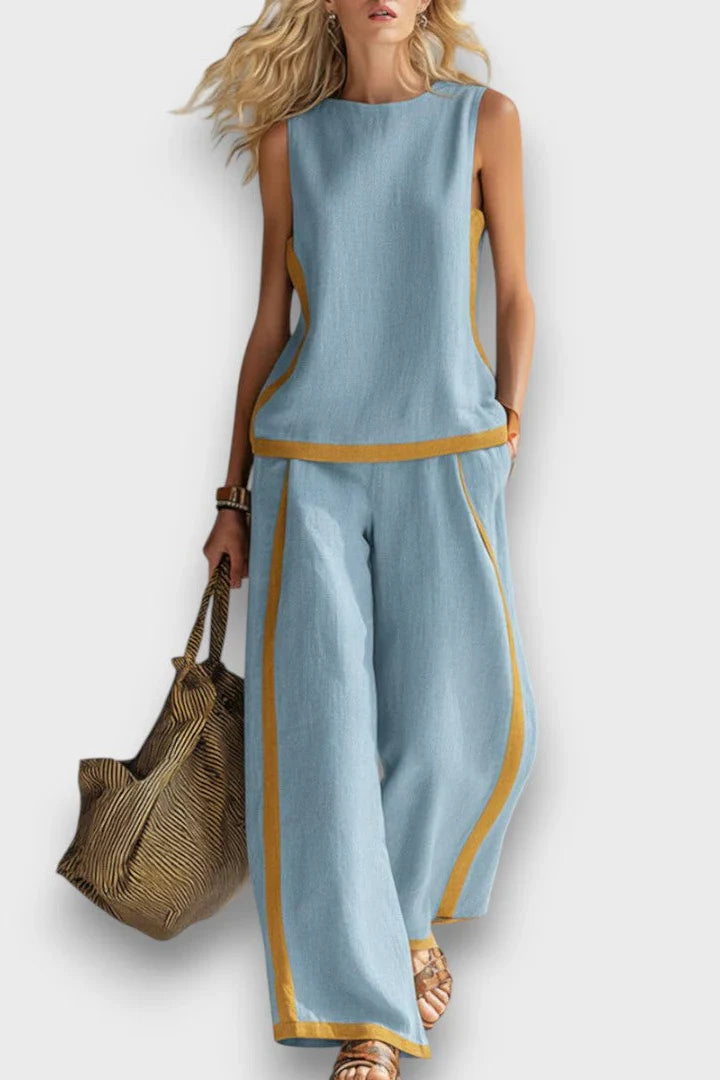Harriet | Contrast Trim Co-ord Set