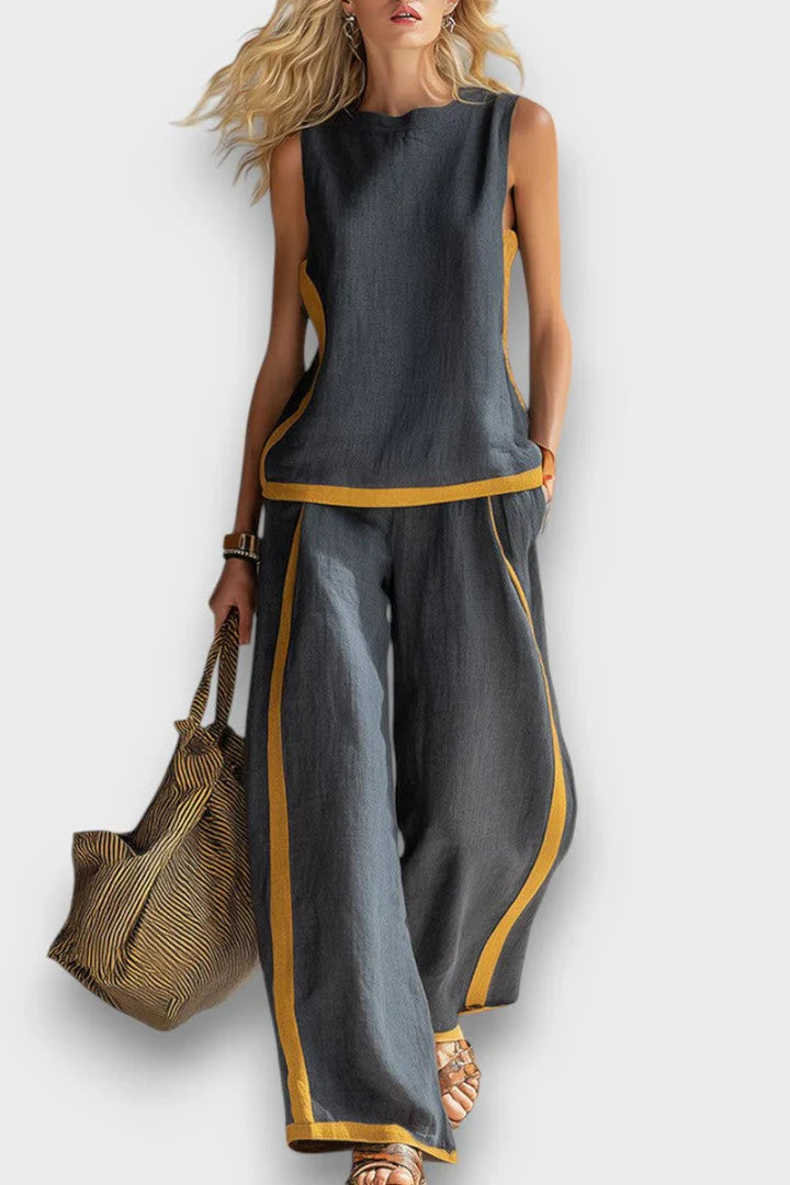 Harriet | Contrast Trim Co-ord Set