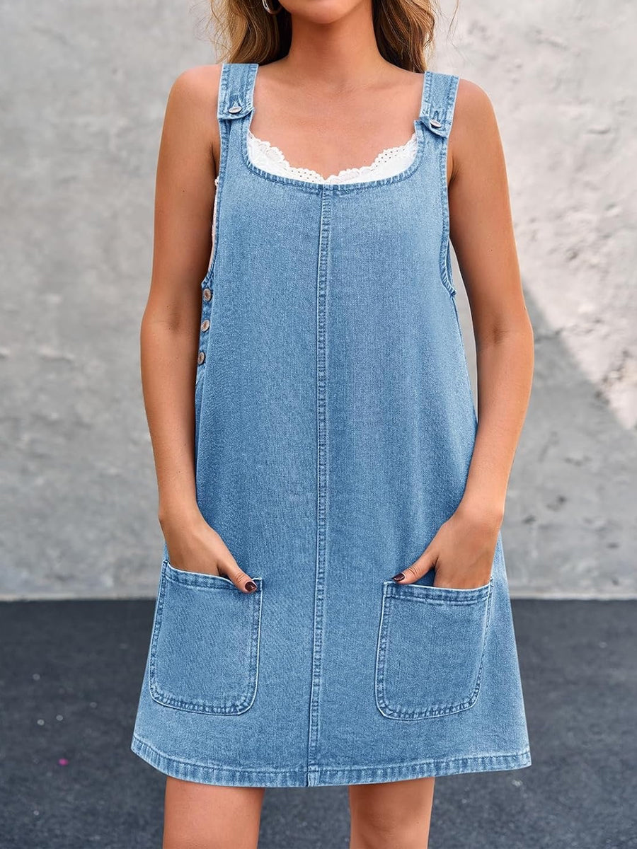 Concha | Vestido tipo mono informal de denim