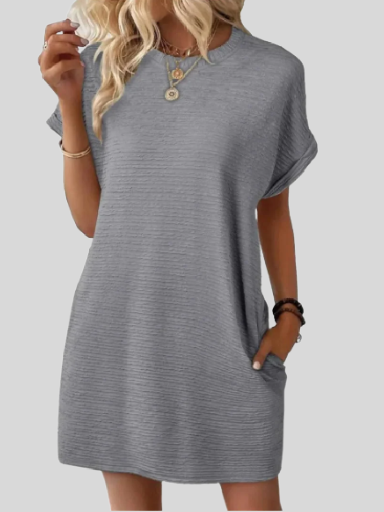 Emily™ | Casual Minimalist Round Neck Summer Dress