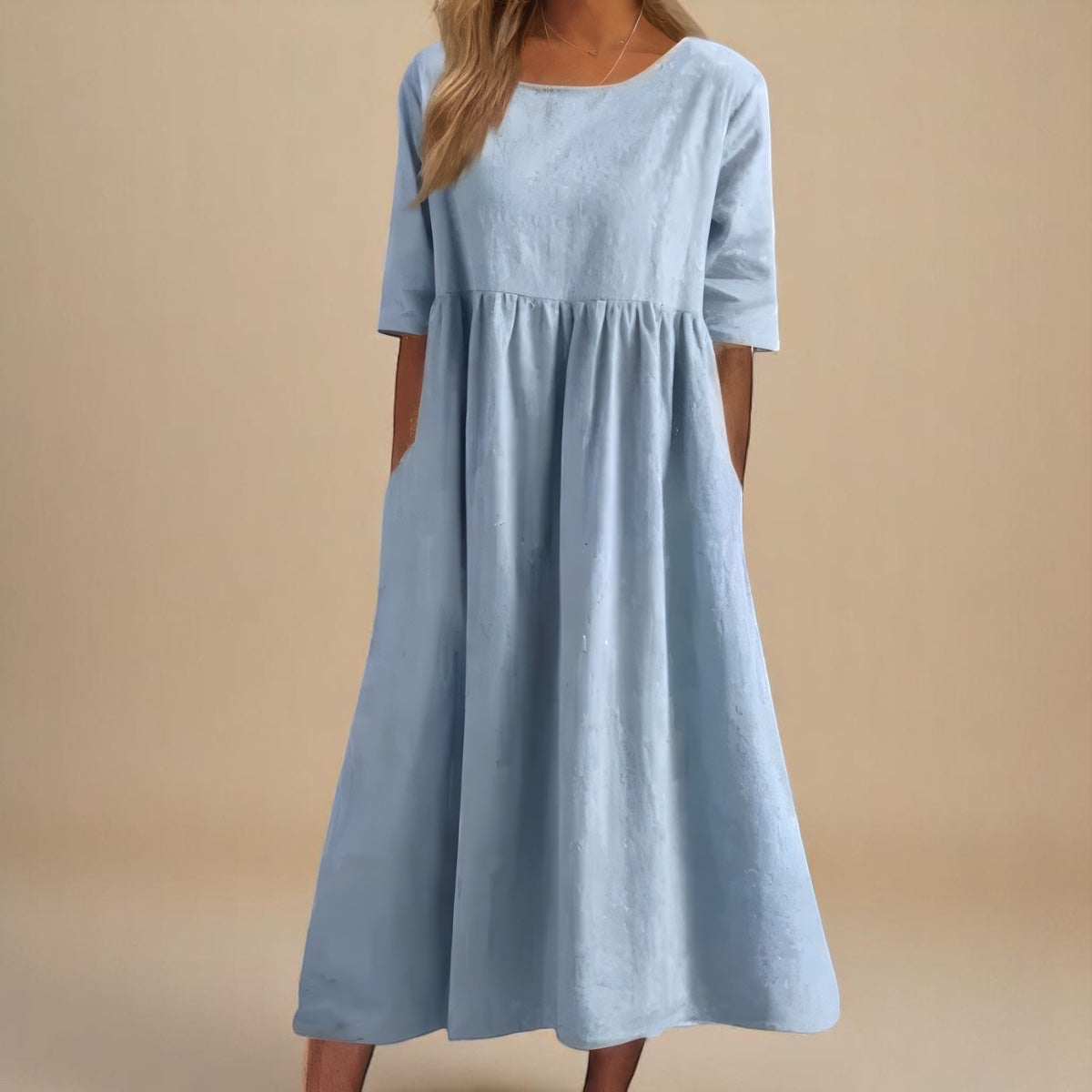 Sylvia | Classic Mid Sleeve Dress