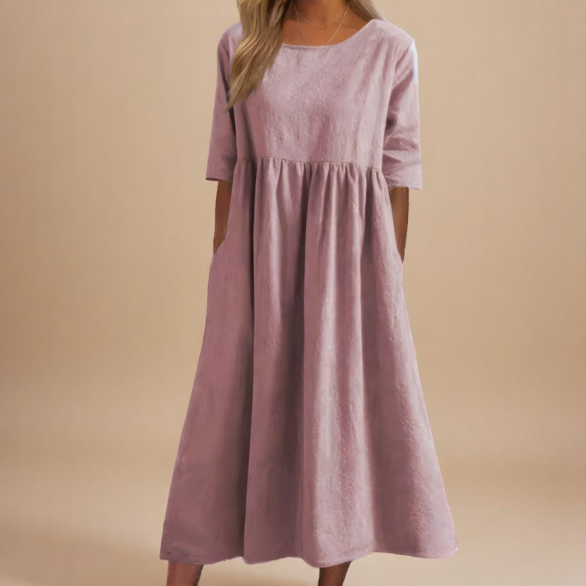 Sylvia | Classic Mid Sleeve Dress