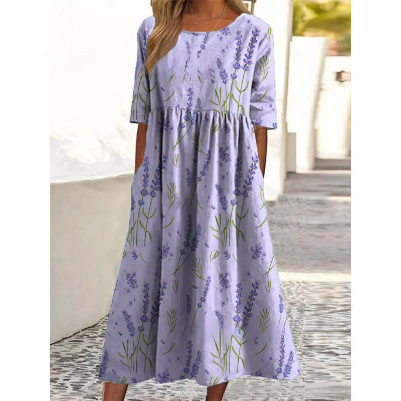 Concha | Vestido midi de corte holgado