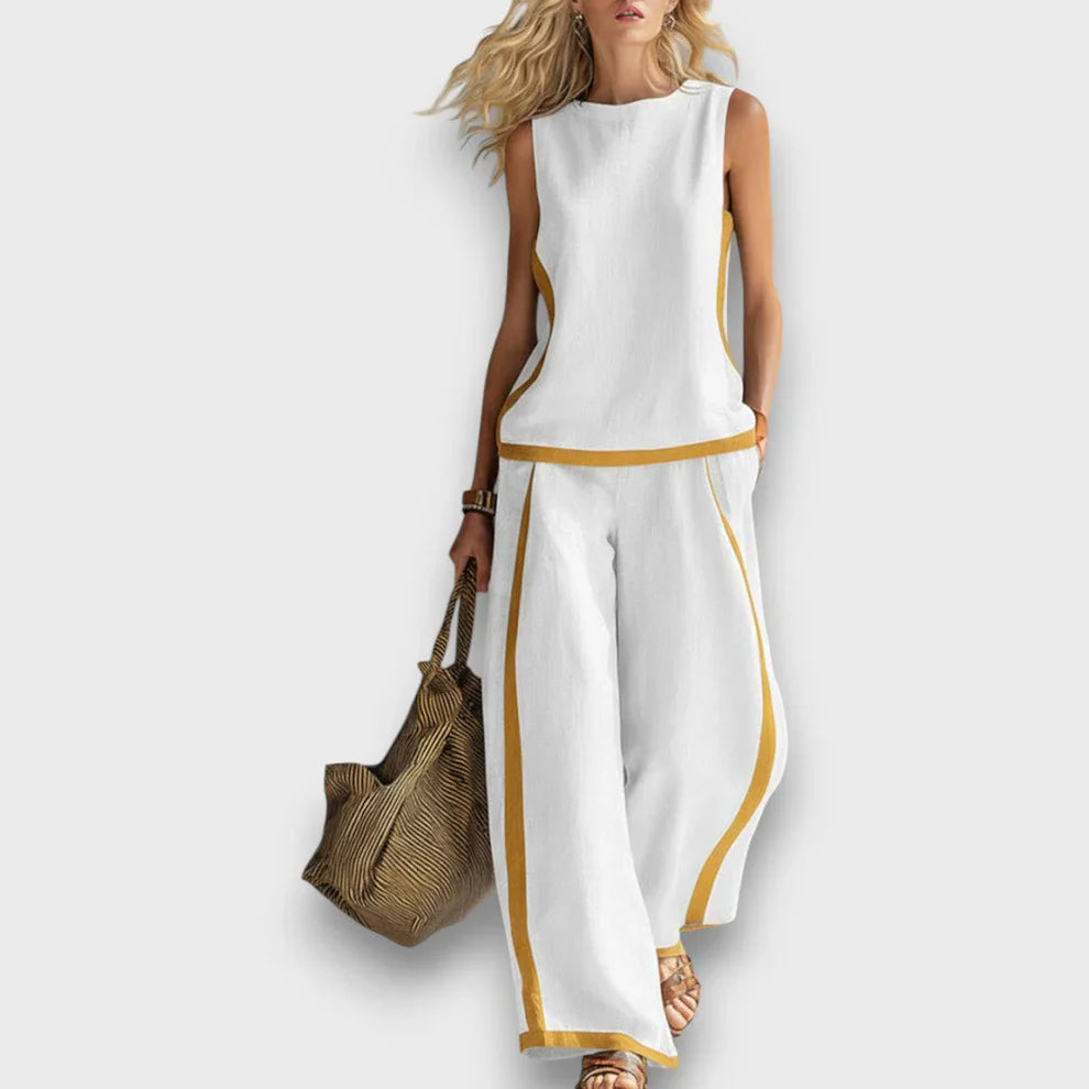 Harriet | Contrast Trim Co-ord Set