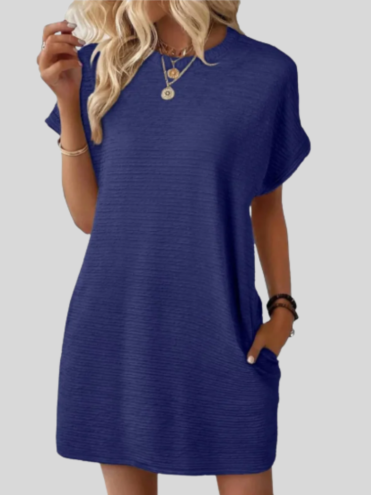 Emily™ | Casual Minimalist Round Neck Summer Dress