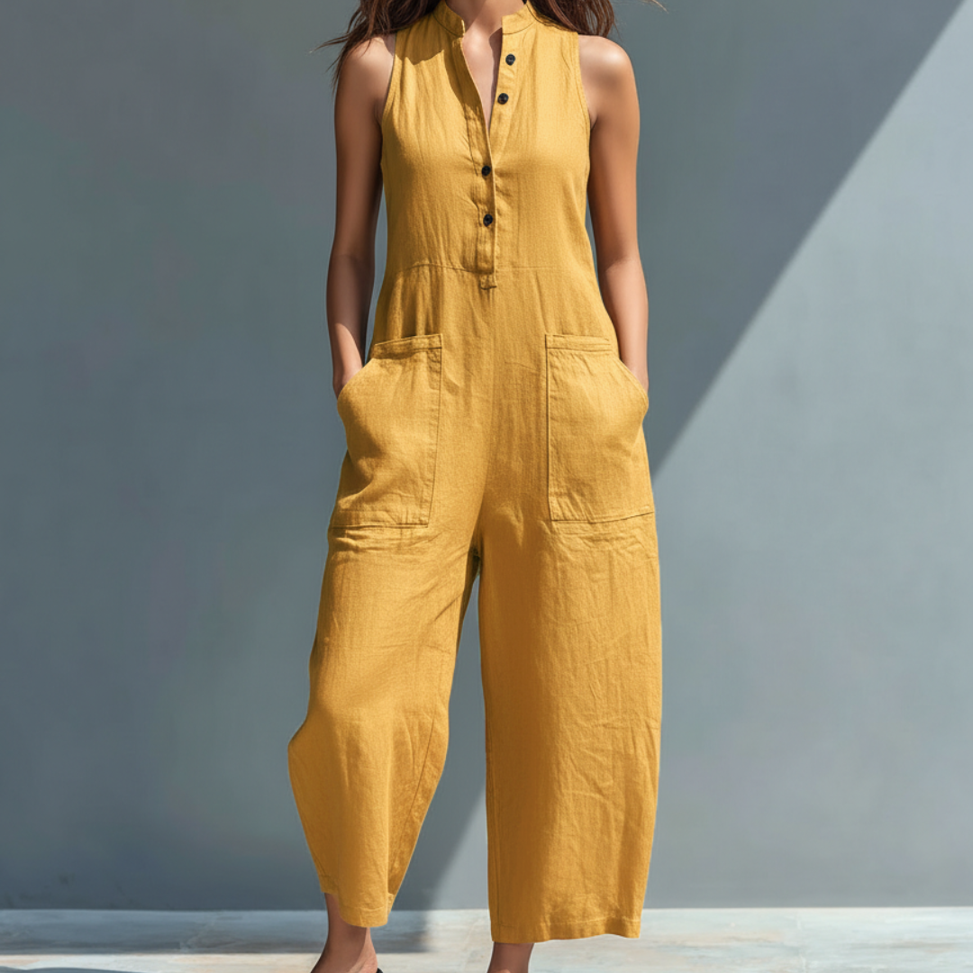 Harlow | Relaxed Linen Jumpsuit
