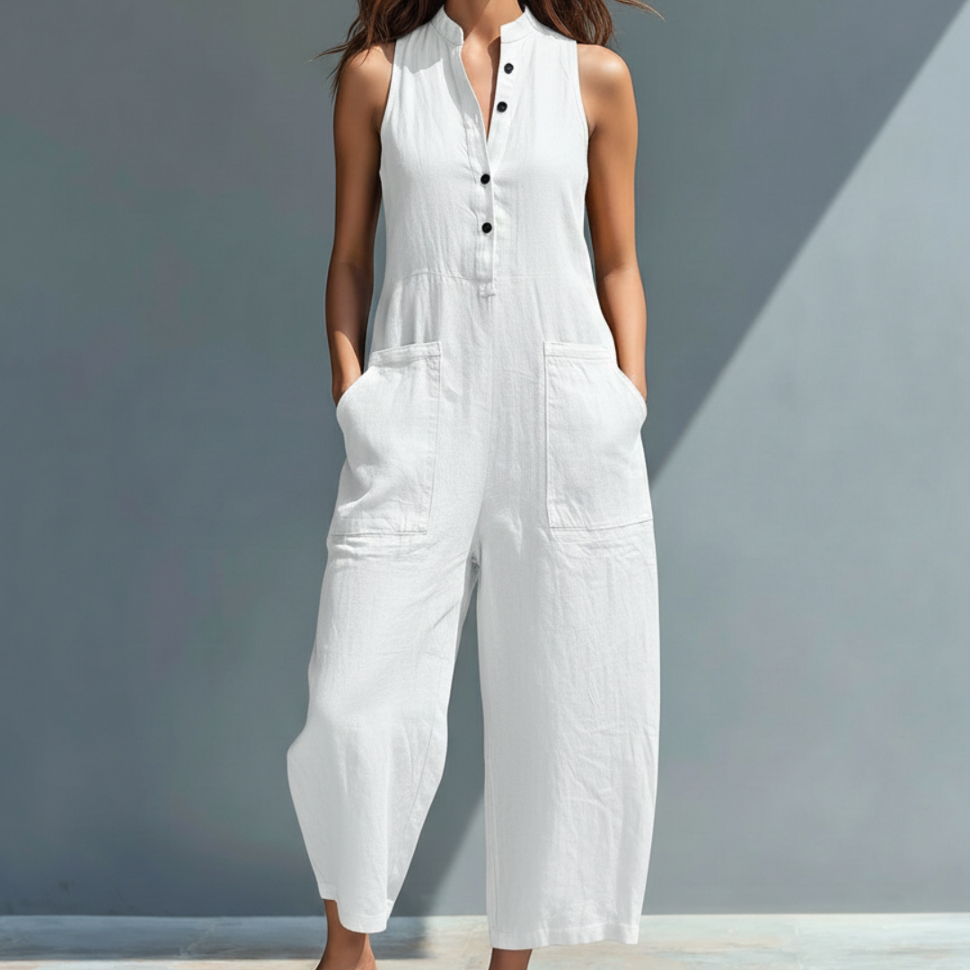 Harlow | Relaxed Linen Jumpsuit
