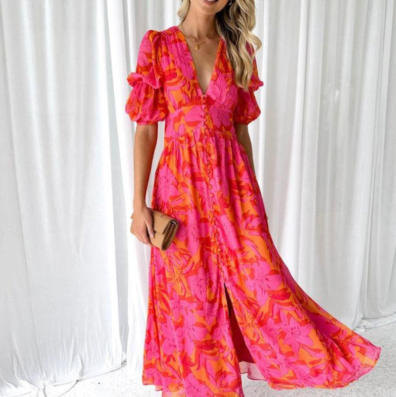 Isabella | Floral Summer Maxi Dress