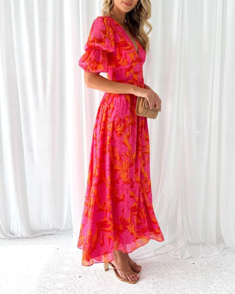 Isabella | Floral Summer Maxi Dress
