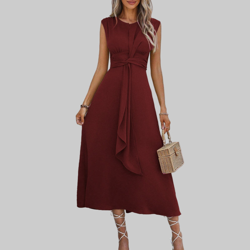 Margot | Tie-Waist Midi Dress