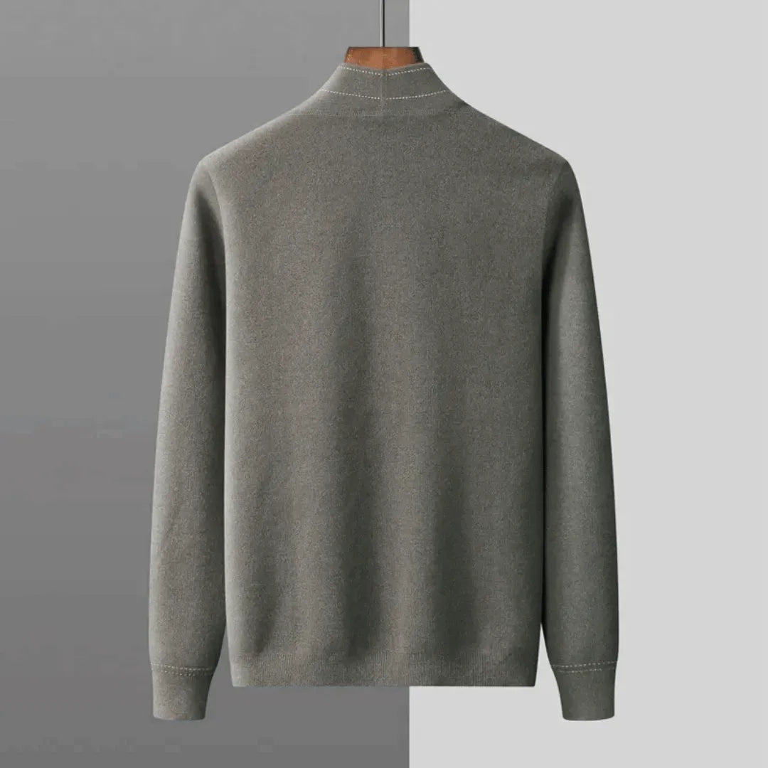 Men’s Button-Front Knit Cardigan – Smart Casual Layering Essential
