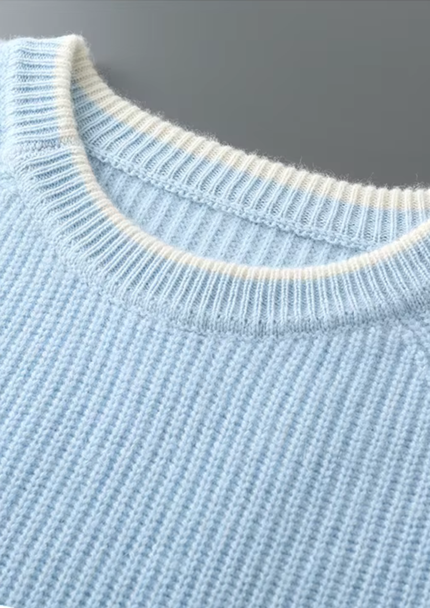 Men’s Crew Neck Knitted Sweater – All-Season Smart Casual Essential