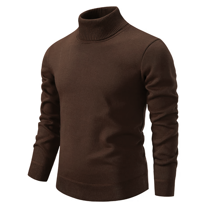 Men’s High-Neck Sweater – Modern Knitwear for Refined Layering