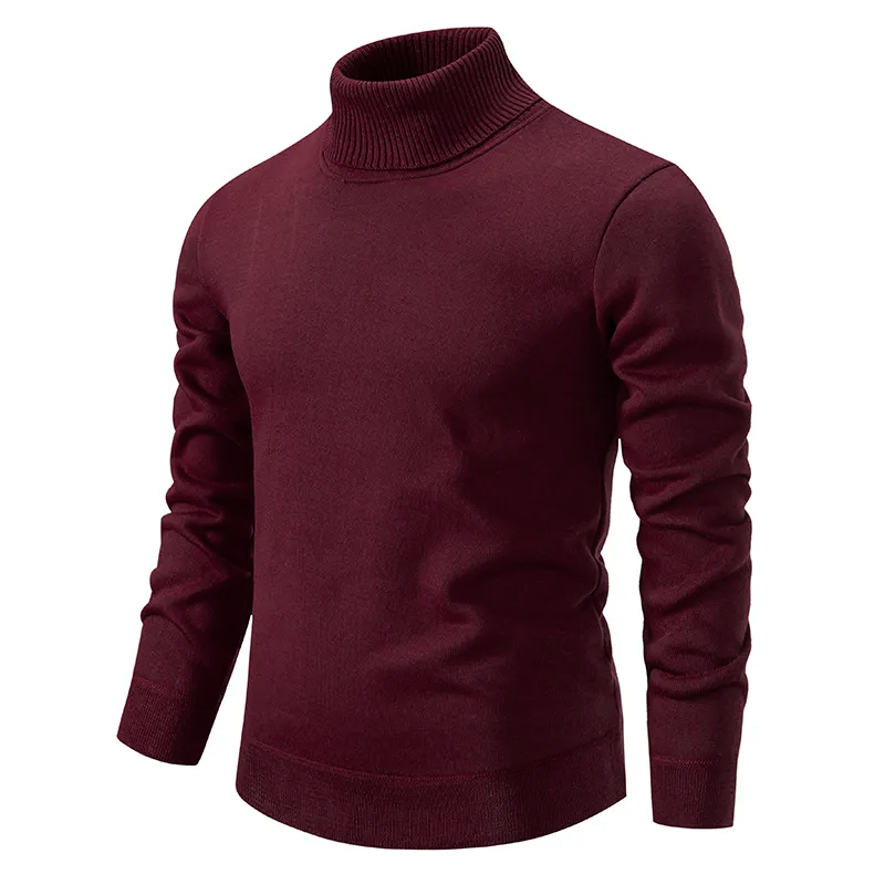 Men’s High-Neck Sweater – Modern Knitwear for Refined Layering