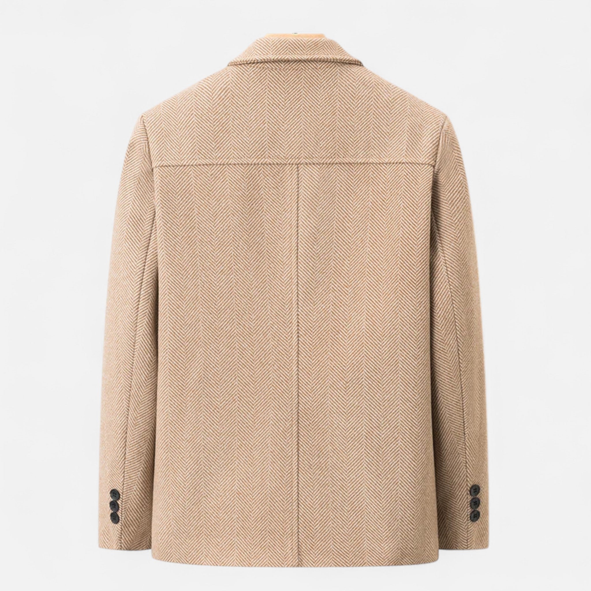 Men’s Tailored Button-Front Jacket – Refined Business-Inspired Design