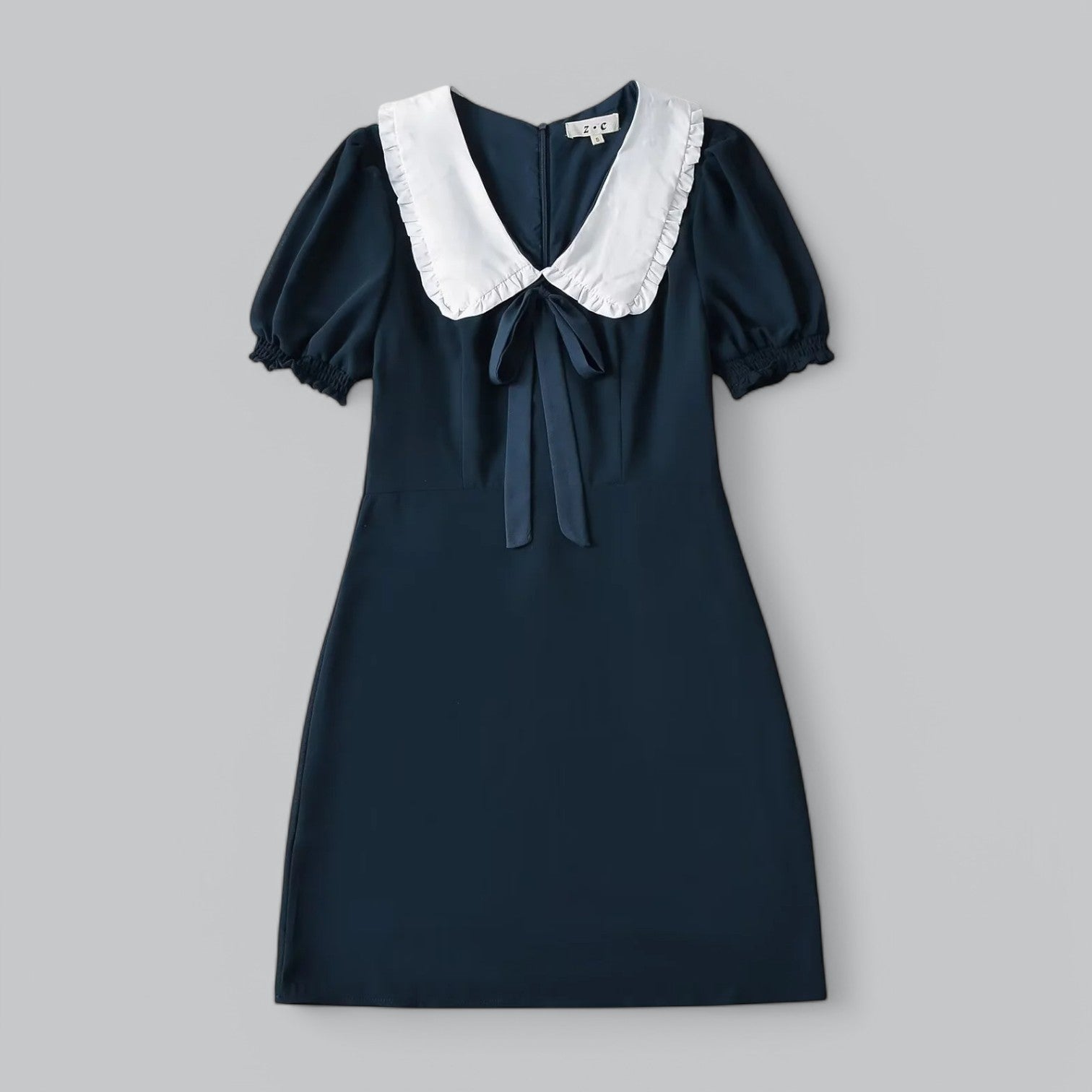 Polka Dot Mini Dress – Puff Sleeve Vintage Summer Dress for Women
