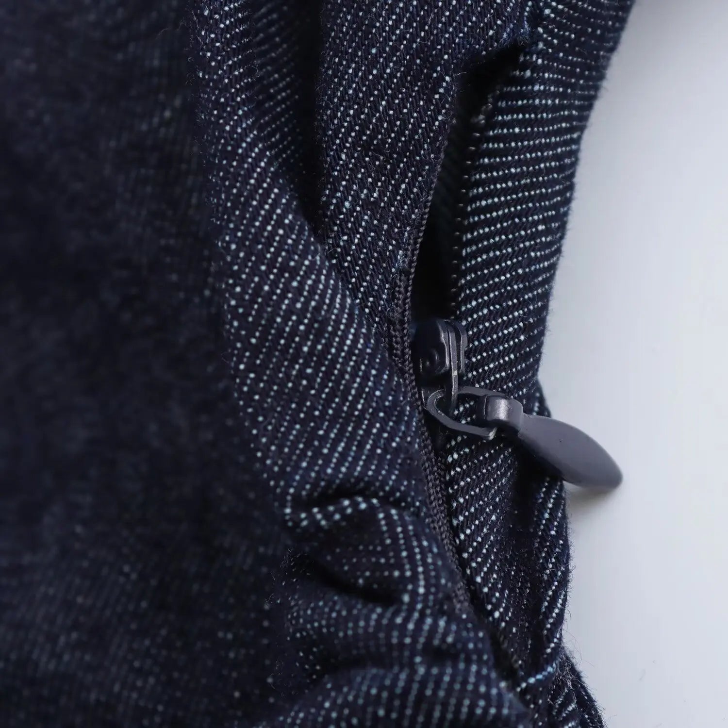 Women’s Denim Midi Dress | Ruched Waist | Fitted Dress