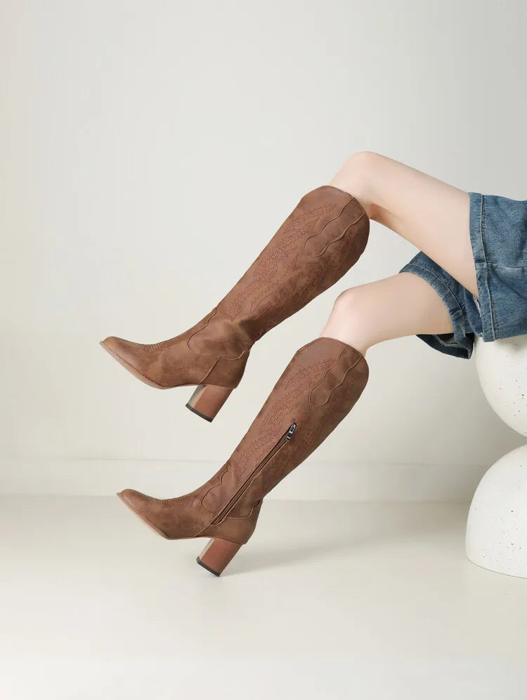 Women’s Western Cowboy Boots – Ultra-Comfort Design with Everyday Style