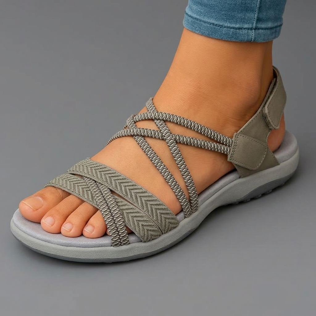 Harlow | Cross-Strap Comfort Sandal